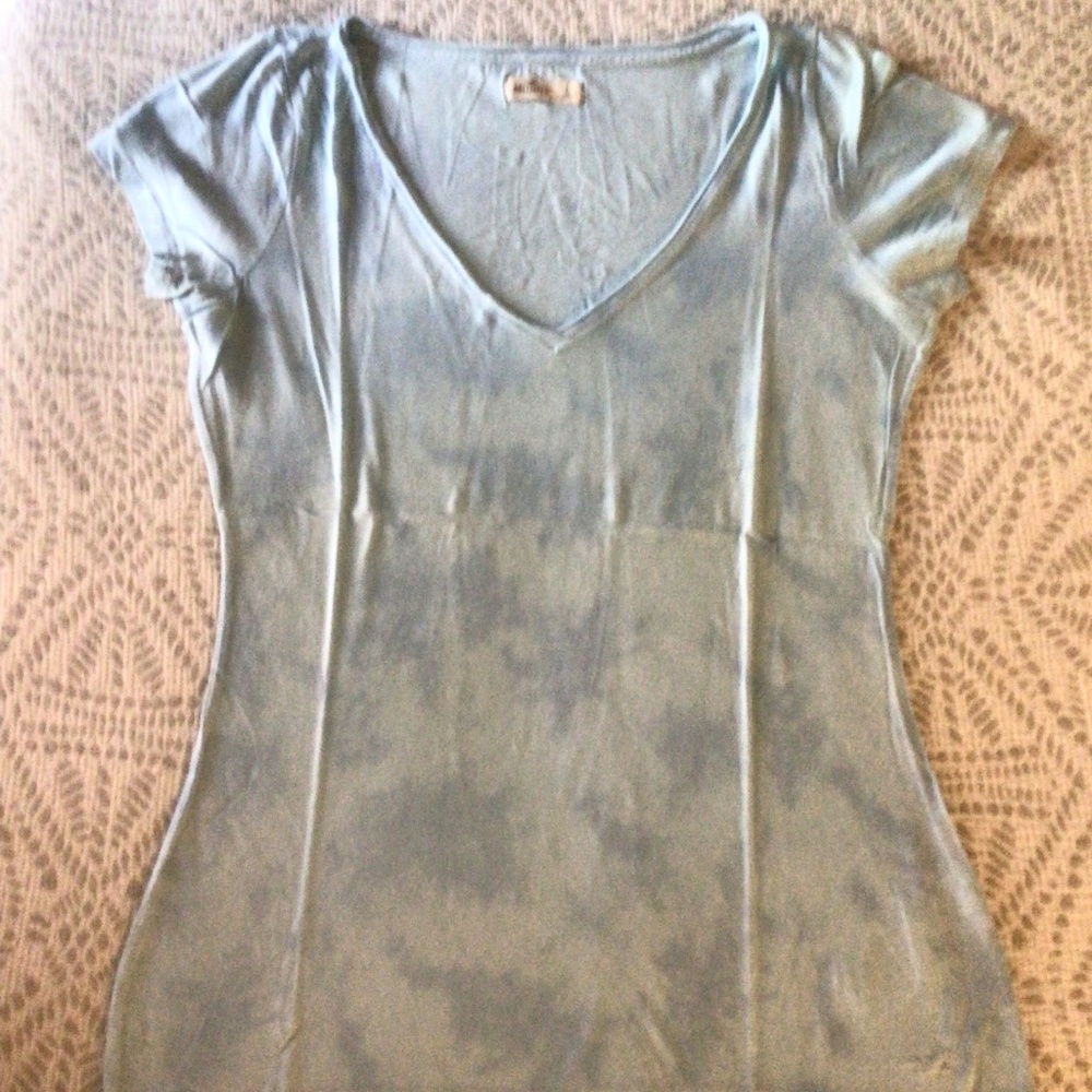 Blue Tie-dye Hollister T-shirt L